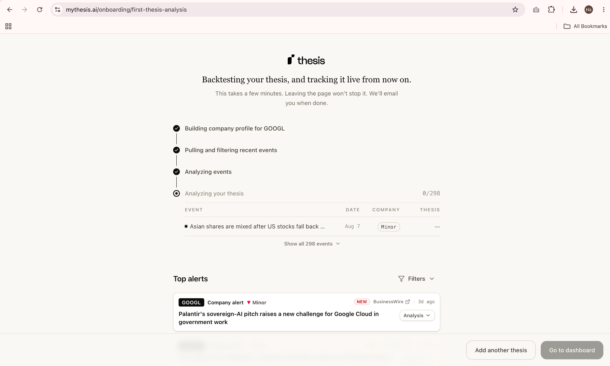 MyThesis screenshot
