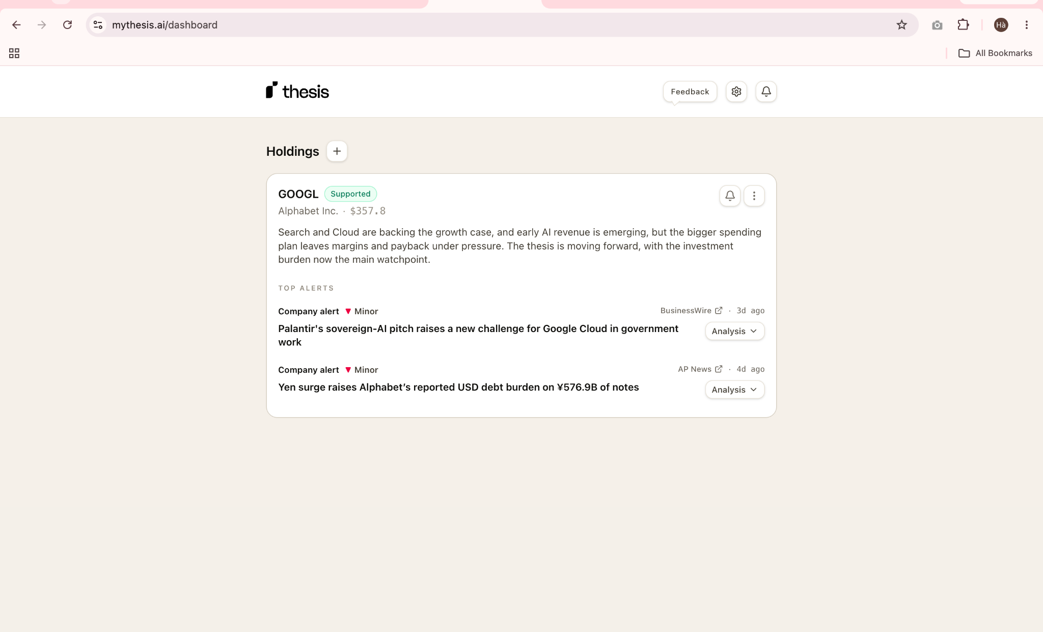 MyThesis screenshot